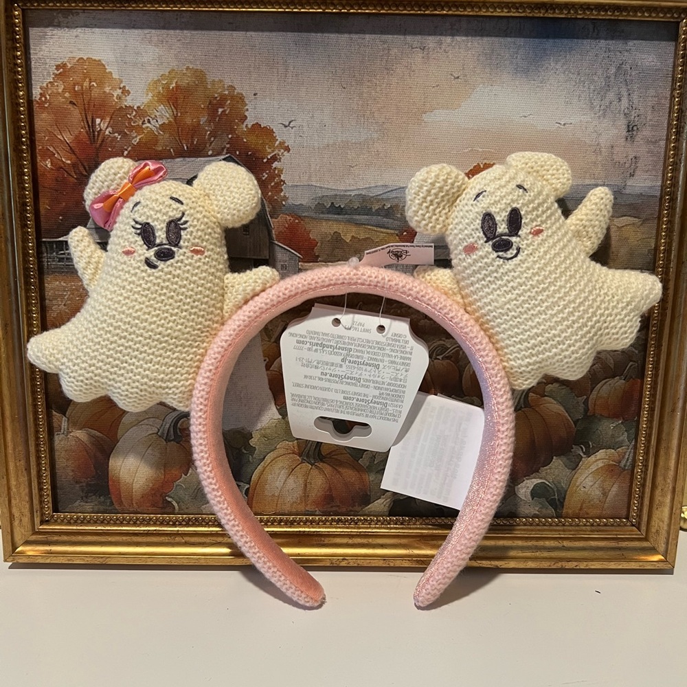 Disney Mickey Ghost Pink Headband